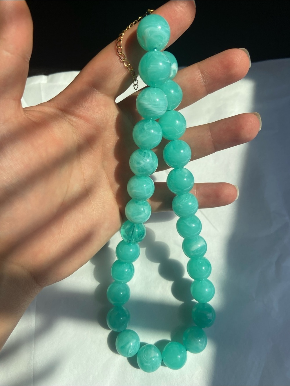 NEW! Mint Beaded Statement Necklace. 🍵 A2-53 - Picture 5 of 5